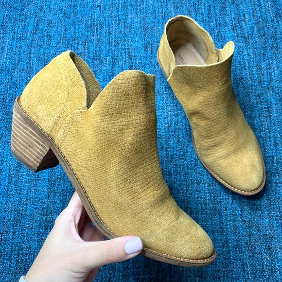 Kelsi Dagger Kenmare Slip On Ankle Booties Camel - Picture 1 of 7